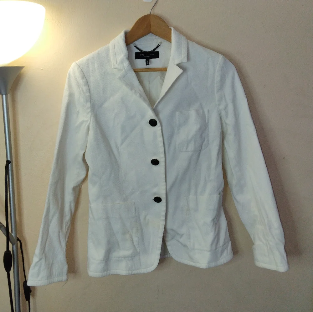 Rag & Bone Redgrave Blazer in Vanilla Size 8